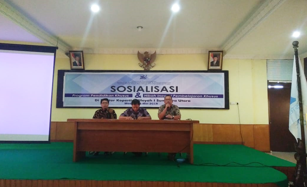 Sosialisasi Program Pendidikan Khusus   Hibah Inovasi Pembelajaran Khusus Di Kantor Kopertis Wilayah I Sumatera Utara