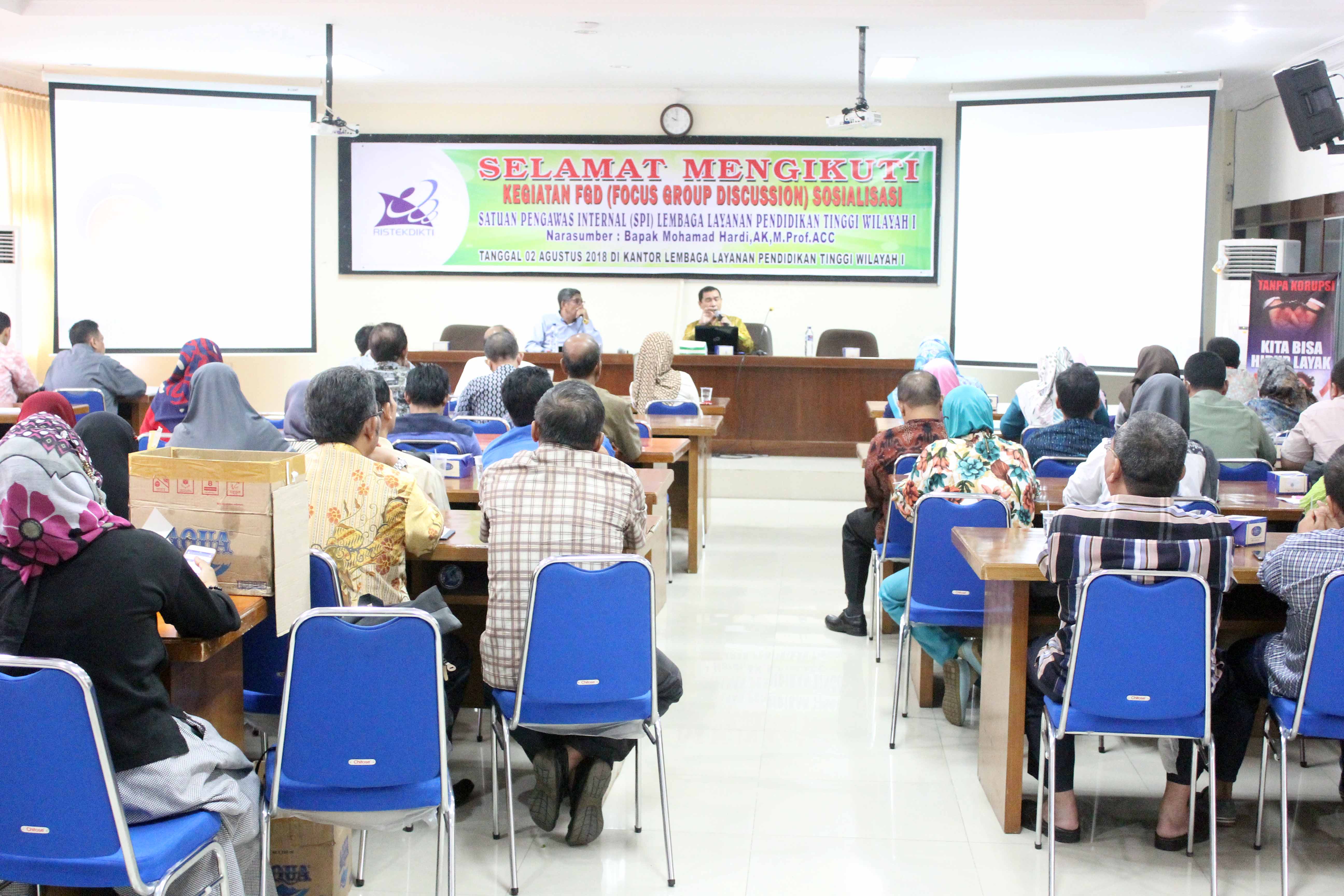 Kegiatan FGD (Focus Group Discussion) Sosialisasi Satuan Pengawas Internal (SPI)