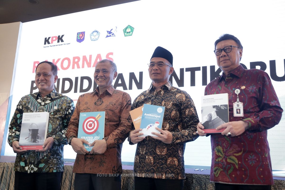 Pendidikan Anti Korupsi Akan Diterapkan di Semua Jenjang Pendidikan