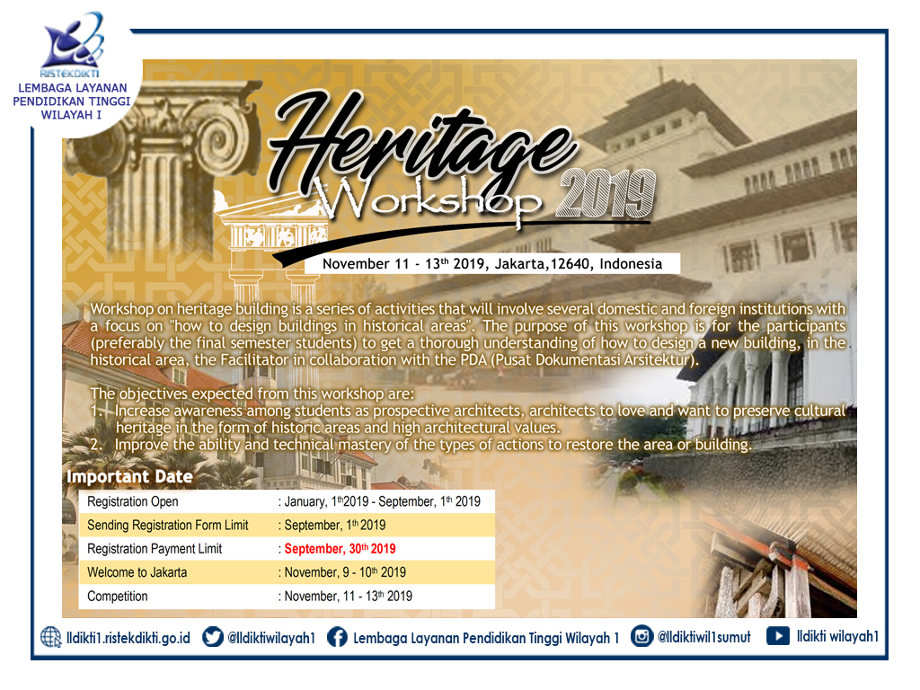Heritage Workshop 2019