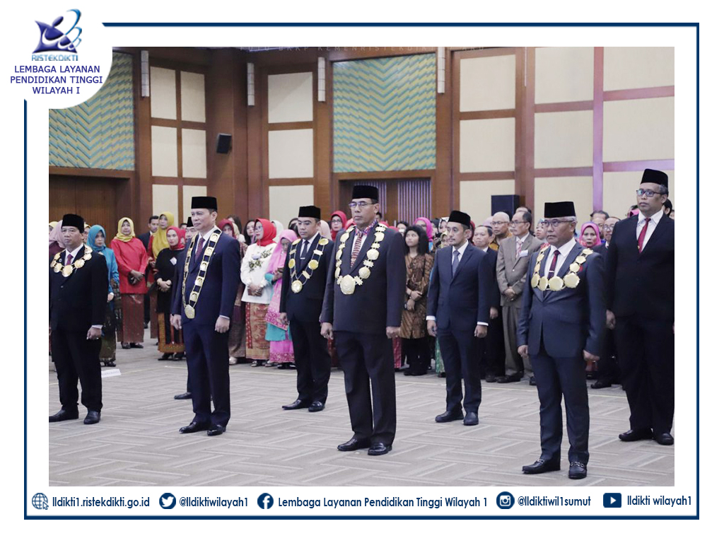 Menristekdikti Lantik Pejabat Kemenristekdikti dan Pimpinan 
