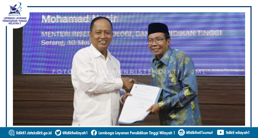 Menristekdikti Serahkan SK Pendidikan Kedokteran UNTIRTA