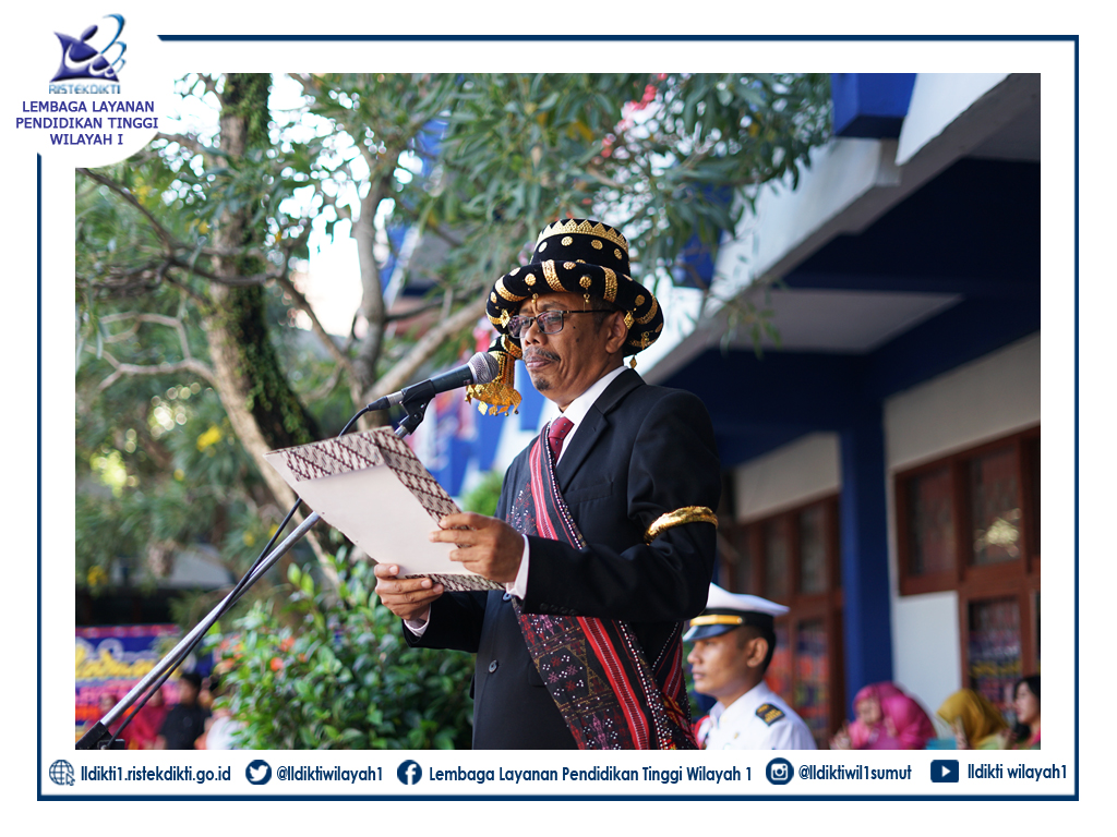 Gelar Upacara HUT RI, LLDikti Wilayah I Dorong Peran Perguruan Tinggi di Era Revolusi Industri 4.0