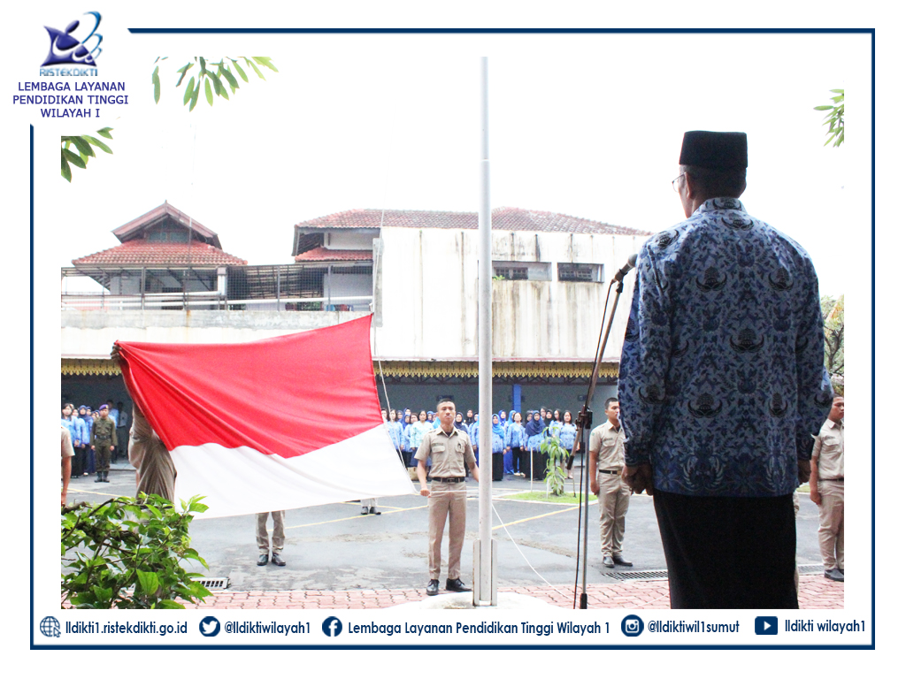 LLDIKTI Wilayah I Gelar Upacara Peringatan Hari Sumpah Pemuda ke-91