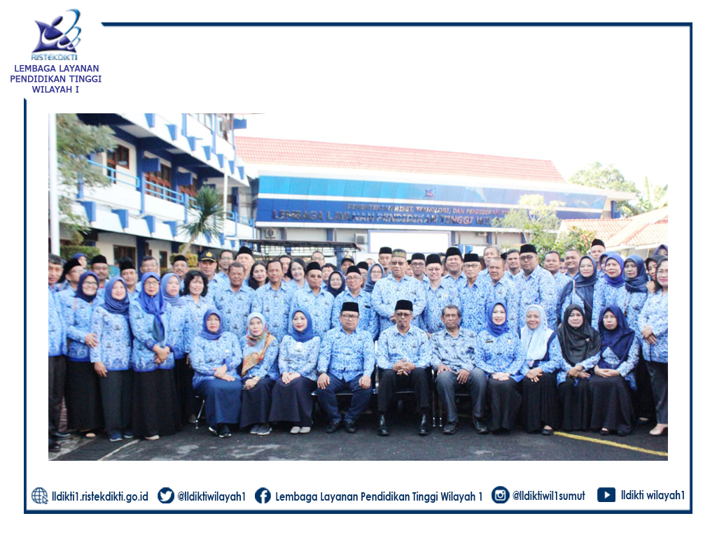 HUT Korpri ke-48, LLDikti Wilayah I Gelar Upacara Bendera