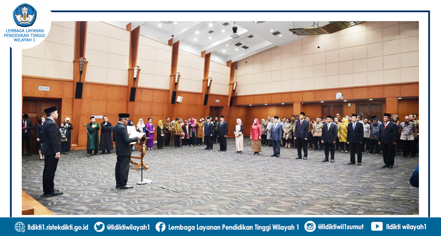 Sekretaris Jenderal Kemendikbud Lantik Pejabat Tinggi Pratama dan Fungsional Ahli Utama
