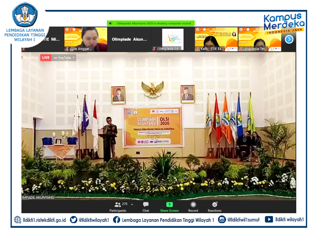 Menyandang Gelar Juara Bertahan, STIE Mikroskil Menyabet Juara I & II Olimpiade Akuntansi 2020