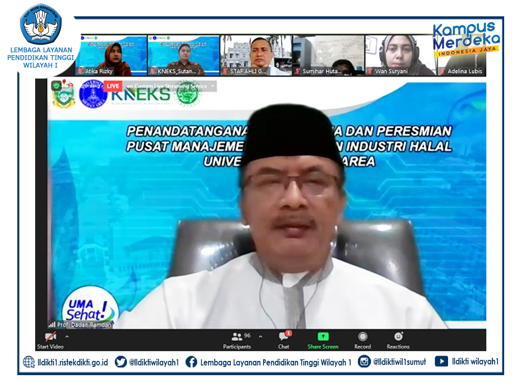 Penandatanganan Kerjasama dan Peresmian Pusat Manajemen Syariah dan Industri Halal UMA
