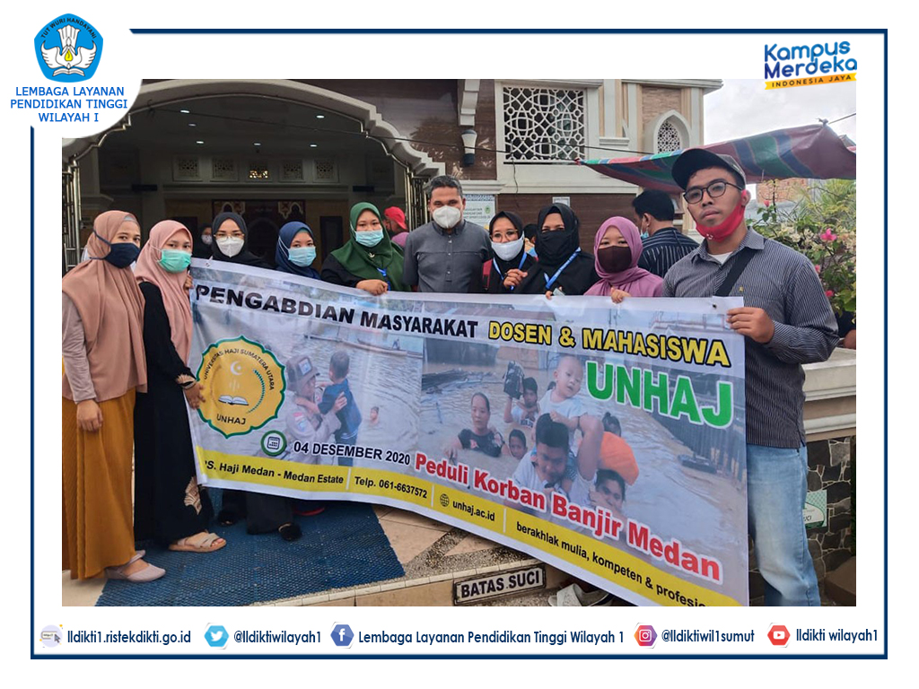 PEDULI KORBAN BANJIR UNHAJ BERI BANTUAN MAKANAN DAN MINUMAN