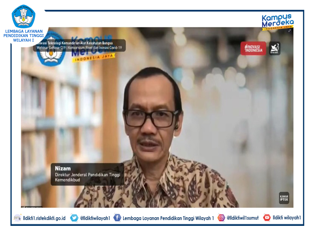 Dirjen Dikti Apresiasi GeNose C19 Hasil Inovasi Karya Anak Bangsa