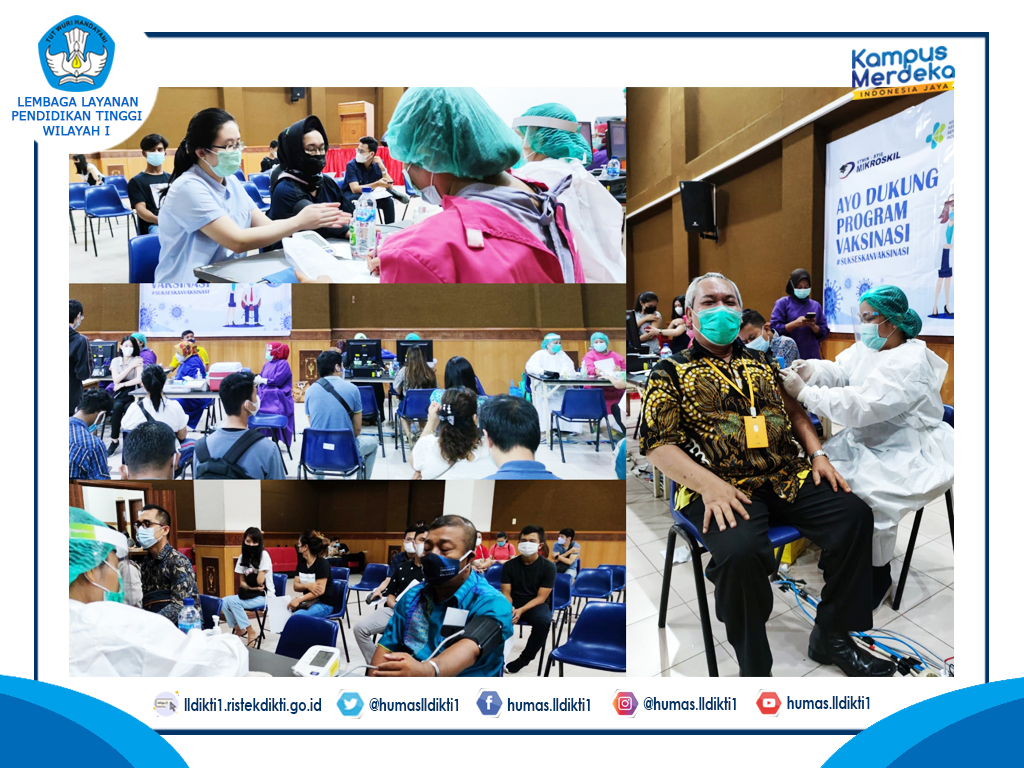 STMIK-STIE Mikroskil Menyelenggarakan Vaksinasi Covid-19 untuk 219 Pegawai dan Dosen