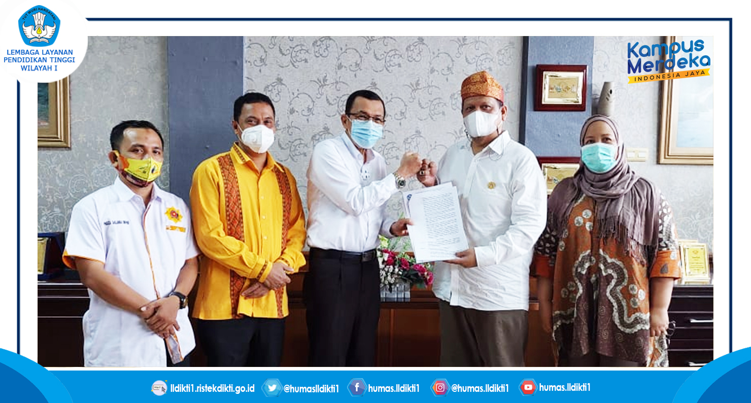 LLDikti Wilayah I Serahkan SK Mendikbud RI Tentang Izin Penyelenggaraan 3 Prodi Baru kepada UNPAB