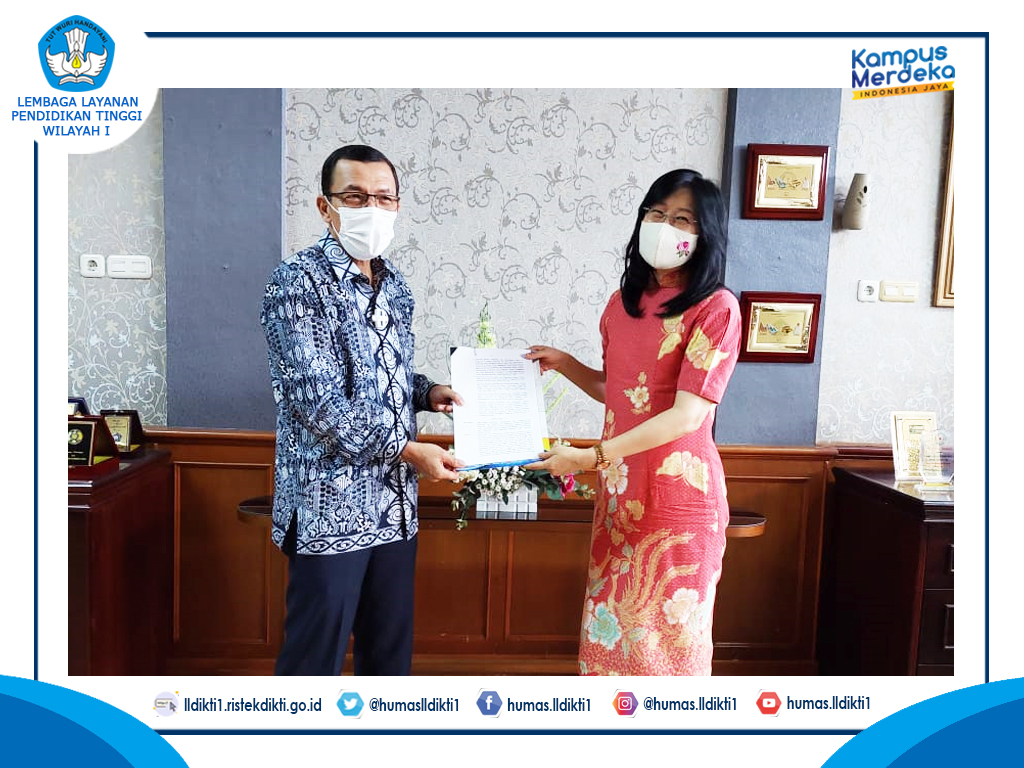 LLDikti Wilayah I Serahkan SK Mendikbud RI Izin Prodi Baru Kepada Direktur Politeknik WBI