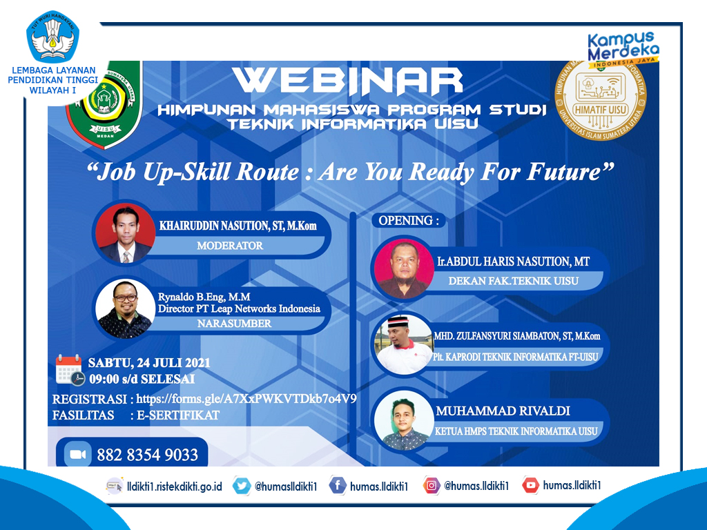 Webinar 
"Himpunan Mahasiswa Program Studi Teknik Informatika UISU"