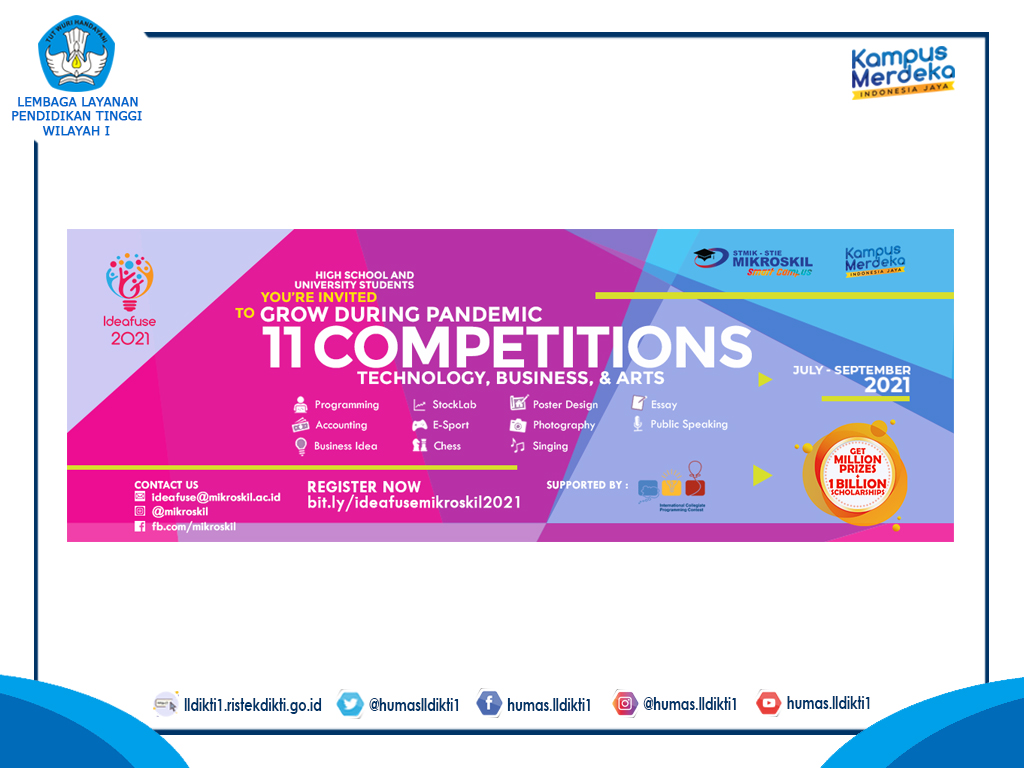 Mikroskil Ideafuse Competition 2021 Kembali Lagi