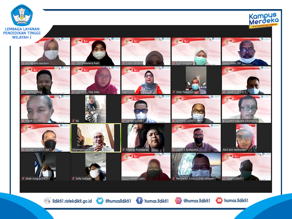 Tingkatkan Semangat Nasionalisme di Masa Pandemi ASN LLDikti Wilayah I terapkan kembali Apel Pagi 