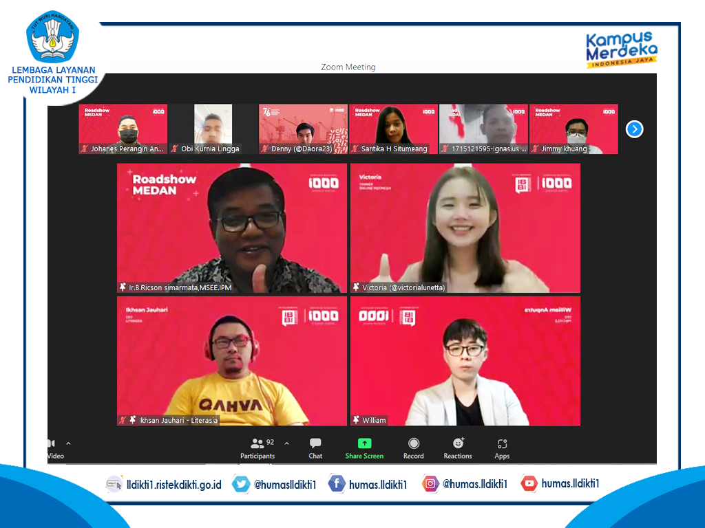 Roadshow Gerakan Nasional 1000 Startup Digital bersama Universitas IBBI
