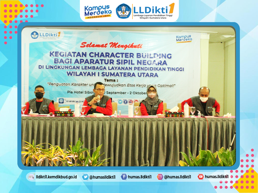 Tingkatkan Kekeluargaan, LLDikti Wilayah I Gelar Kegiatan Character Building 2021