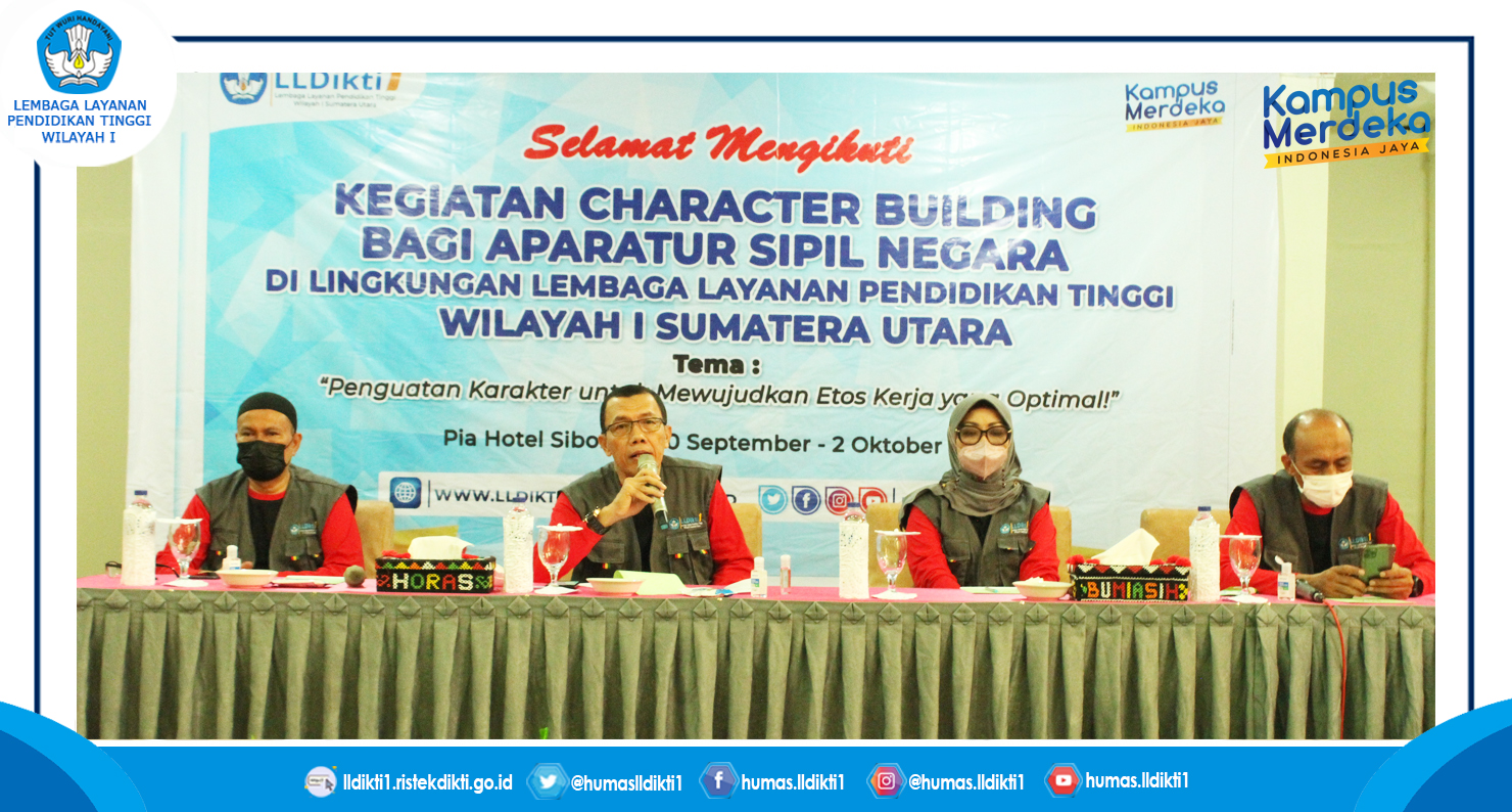 Tingkatkan Kekeluargaan, LLDikti Wilayah I Gelar Kegiatan Character Building 2021