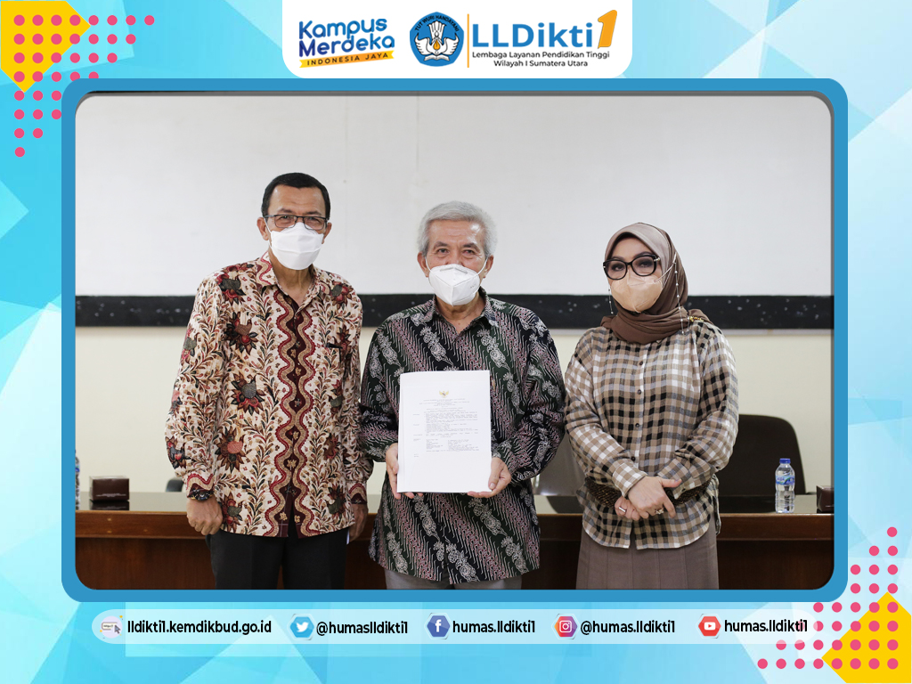Kepala LLDikti Wilayah I Serahkan SK Guru Besar kepada Prof. Dr. Muhammad Arifin, M.Hum