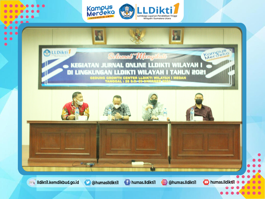 LLDikti Wilayah I Gelar Kegiatan Jurnal Online LLDikti Wilayah I Tahun 2021
