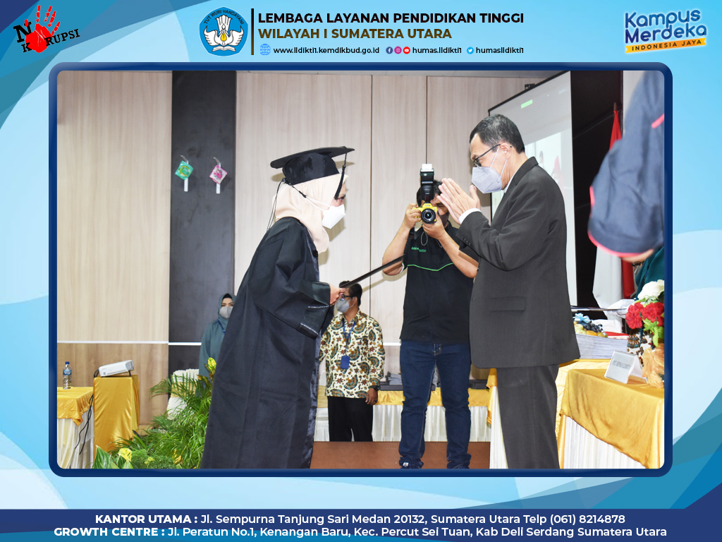 DIRJEN DIKTI APRESIASI LLDIKTI SUMUT, MAHASISWA ITM TERIMA IJAZAH