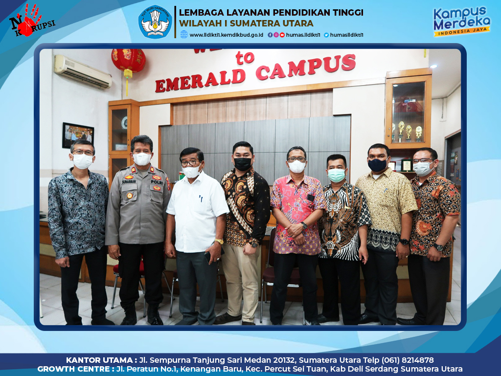 UNIVERSITAS IBBI BERSAMA POLSEK MEDAN BARAT GELAR KEGIATAN VAKSIN