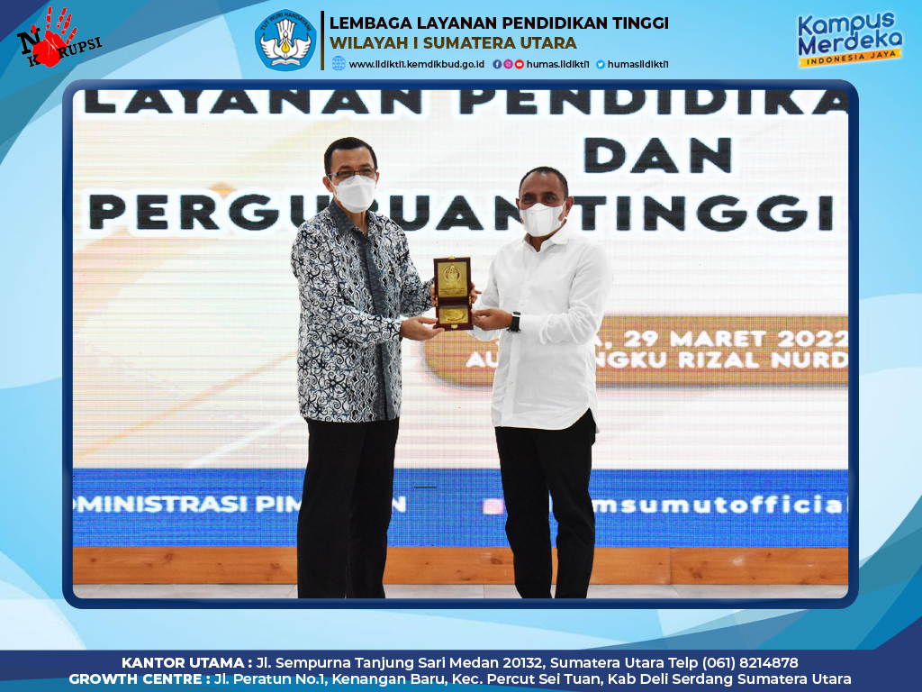 SILATURAHMI GUBSU & LLDIKTI, KOLABORASI PEMERINTAH & PERGURUAN TINGGI UNTUK PERSIAPKAN SDM UNGGUL