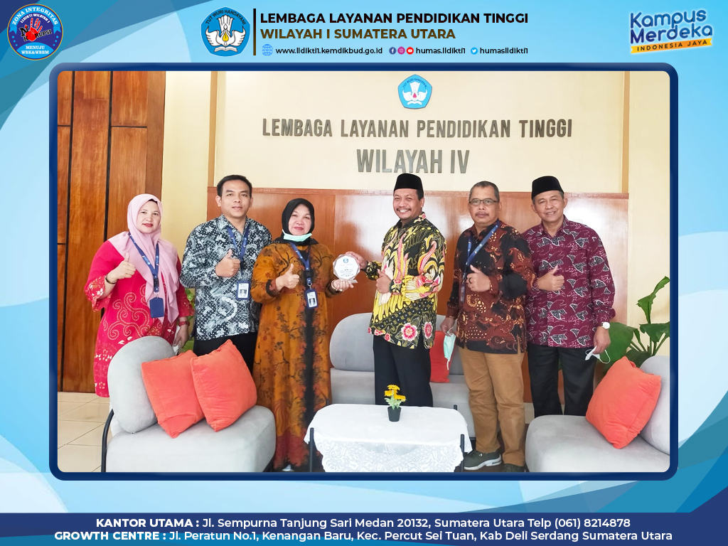 LLDIKTI WILAYAH I LAKSANAKAN KUNJUNGAN KERJA KE LLDIKTI WILAYAH IV JAWA BARAT