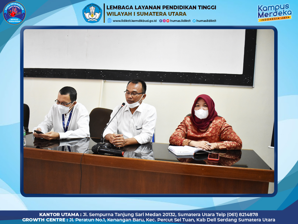 LLDIKTI WILAYAH I GELAR FGD PERSIAPAN MONITORING TRI DARMA BAGI DOSEN 
