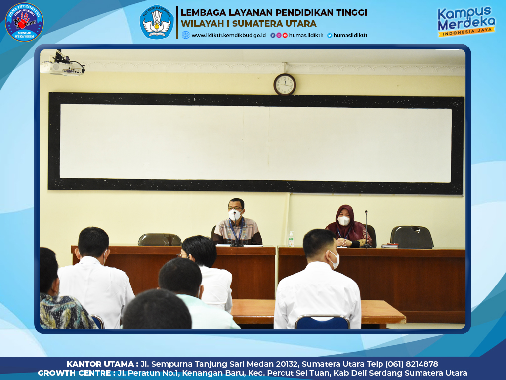 DELAPAN CPNS 2021 LLDIKTI WILAYAH I MENERIMA BIMBINGAN DAN ARAHAN SEBELUM MULAI BEKERJA