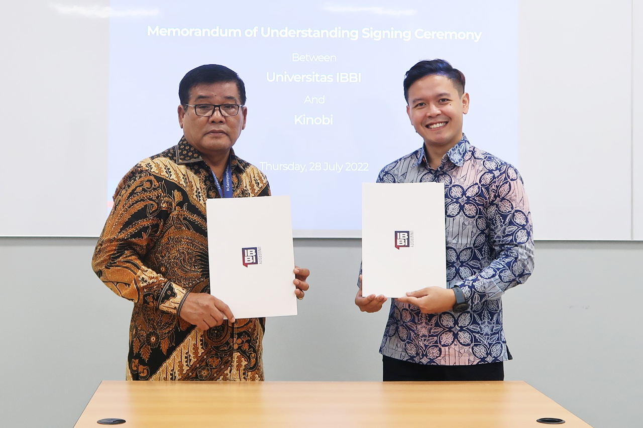 UNIVERSITAS IBBI BERSAMA KINOBI GELAR PENANDATANGANAN MEMORANDUM OF UNDERSTANDING