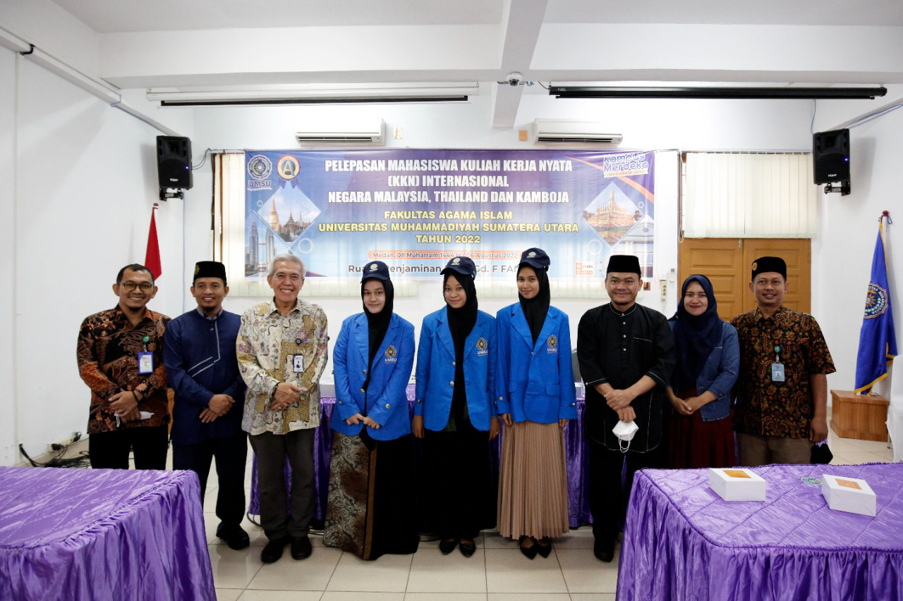 UMSU LEPAS 60 MAHASISWA FAI KKN INTERNASIONAL