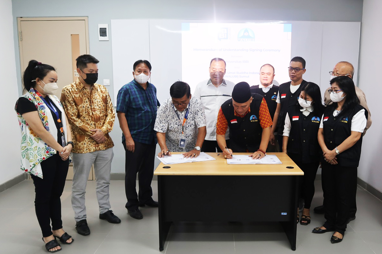 UNIVERSITAS IBBI JALIN KERJASAMA DENGAN WALUBI SUMUT DALAM PROGRAM BEASISWA
