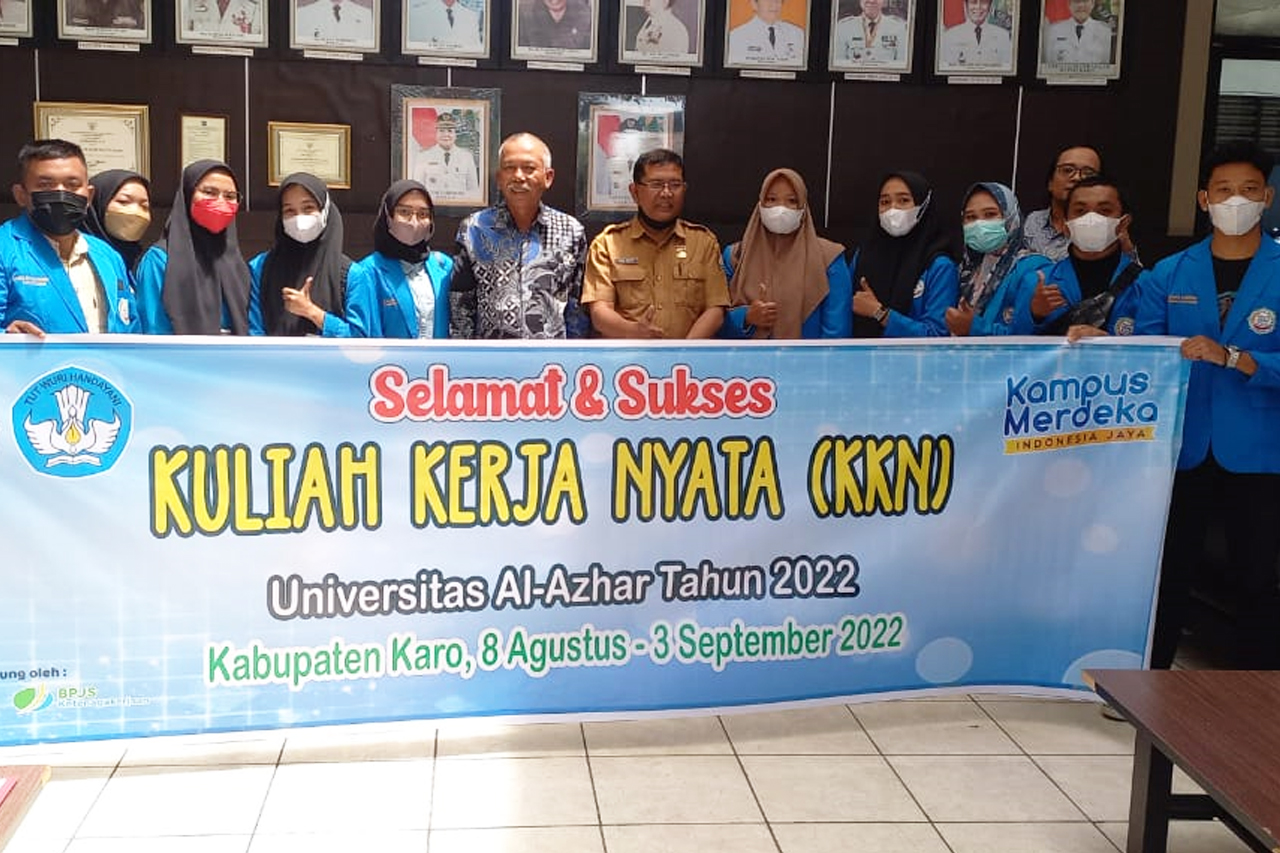 UNIVERSITAS AL AZHAR MENYELENGGARAKAN PELEPASAN MAHASISWA KULIAH KERJA NYATA (KKN)