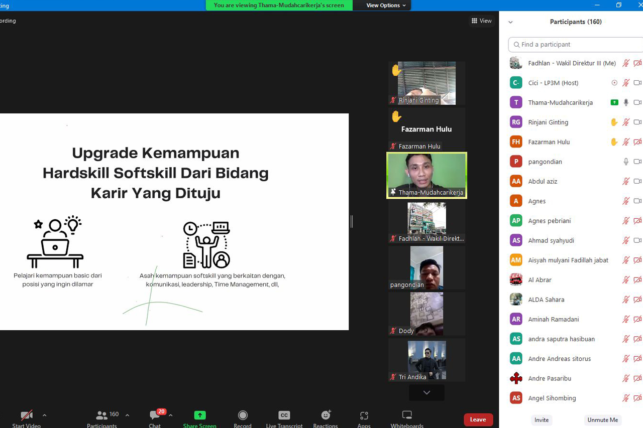 POLITEKNIK UNGGUL LP3M MENGADAKAN WEBINAR