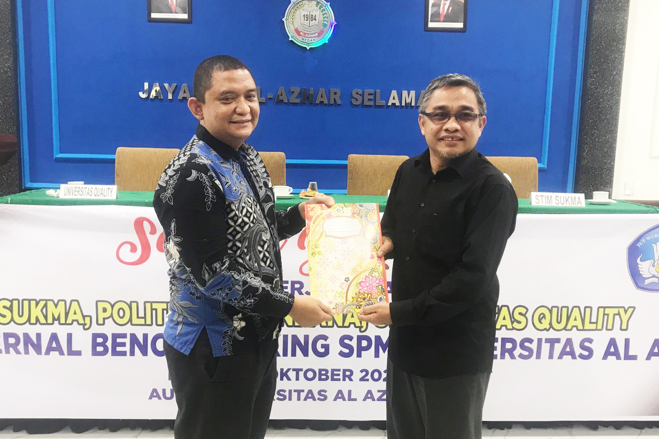 UNIVERSITAS AL AZHAR MENYELENGGARAKAN KEGIATAN EXTERNAL BENCHMARKING SPMI DENGAN 3 PERGURUAN TINGGI