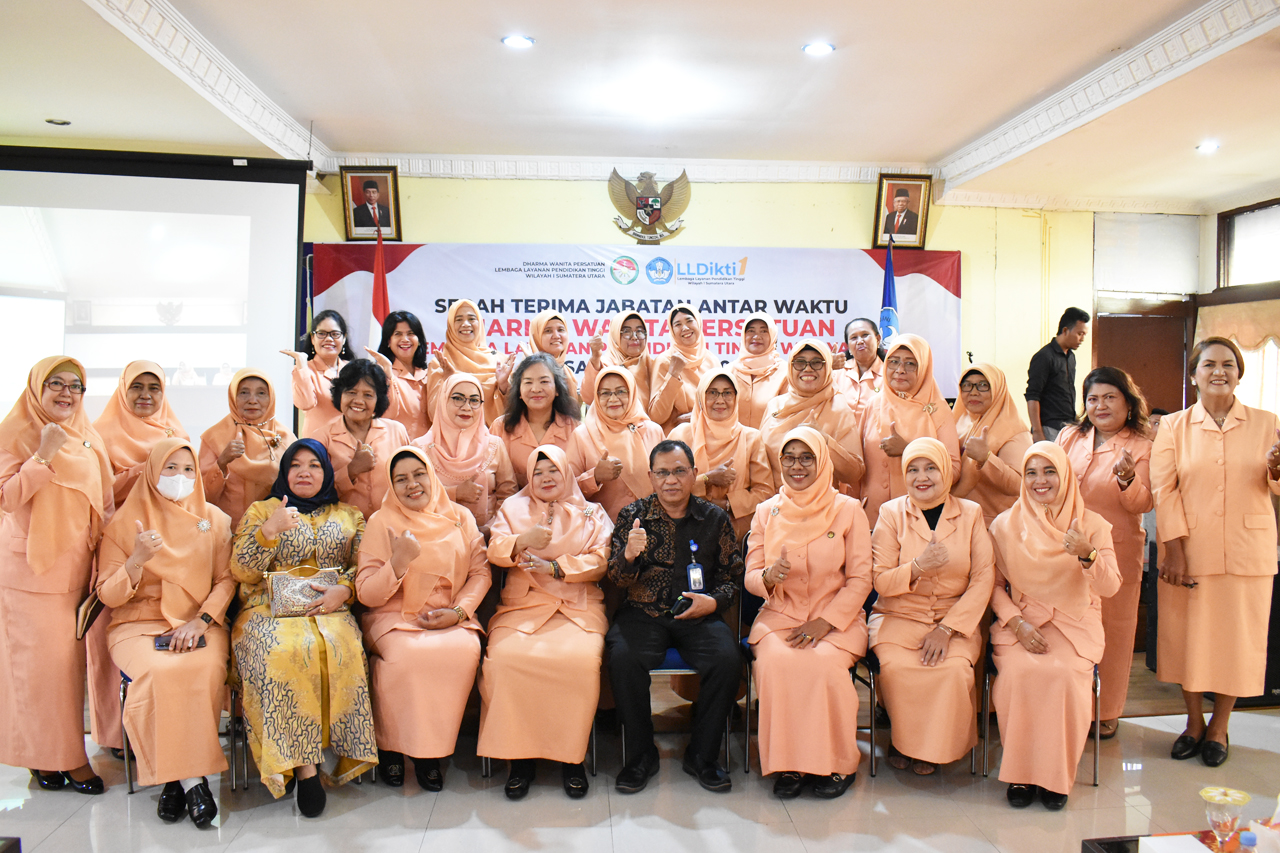 DWP LLDIKTI WILAYAH I LAKUKAN SERTIJAB ANTAR WAKTU MASA BAKTI 2019-2024