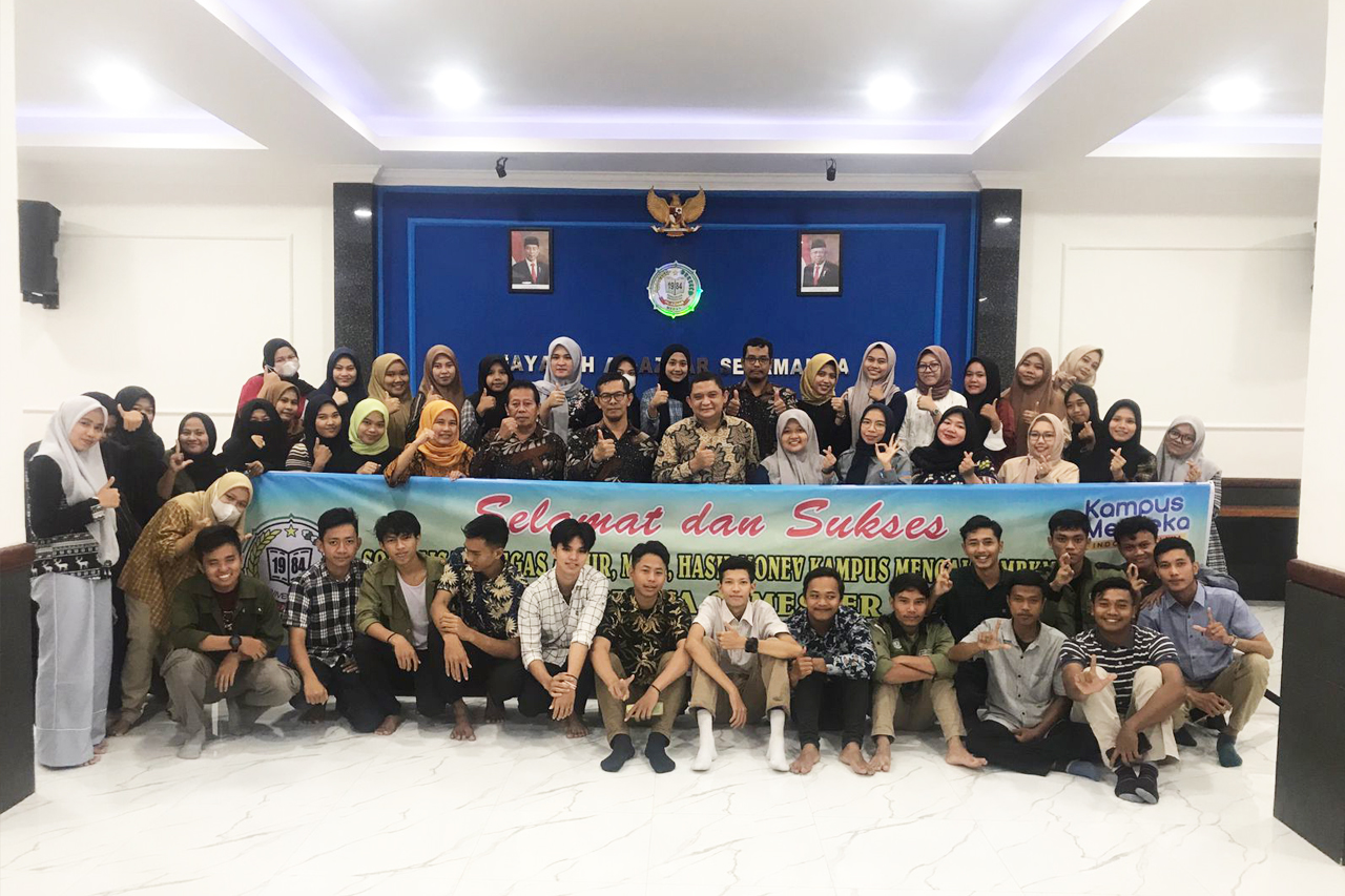 UNIVERSITAS AL AZHAR MENYELENGGARAKAN SOSIALISASI TUGAS AKHIR, MSIB, HASIL MONEV KAMPUS MENGAJAR MBKM