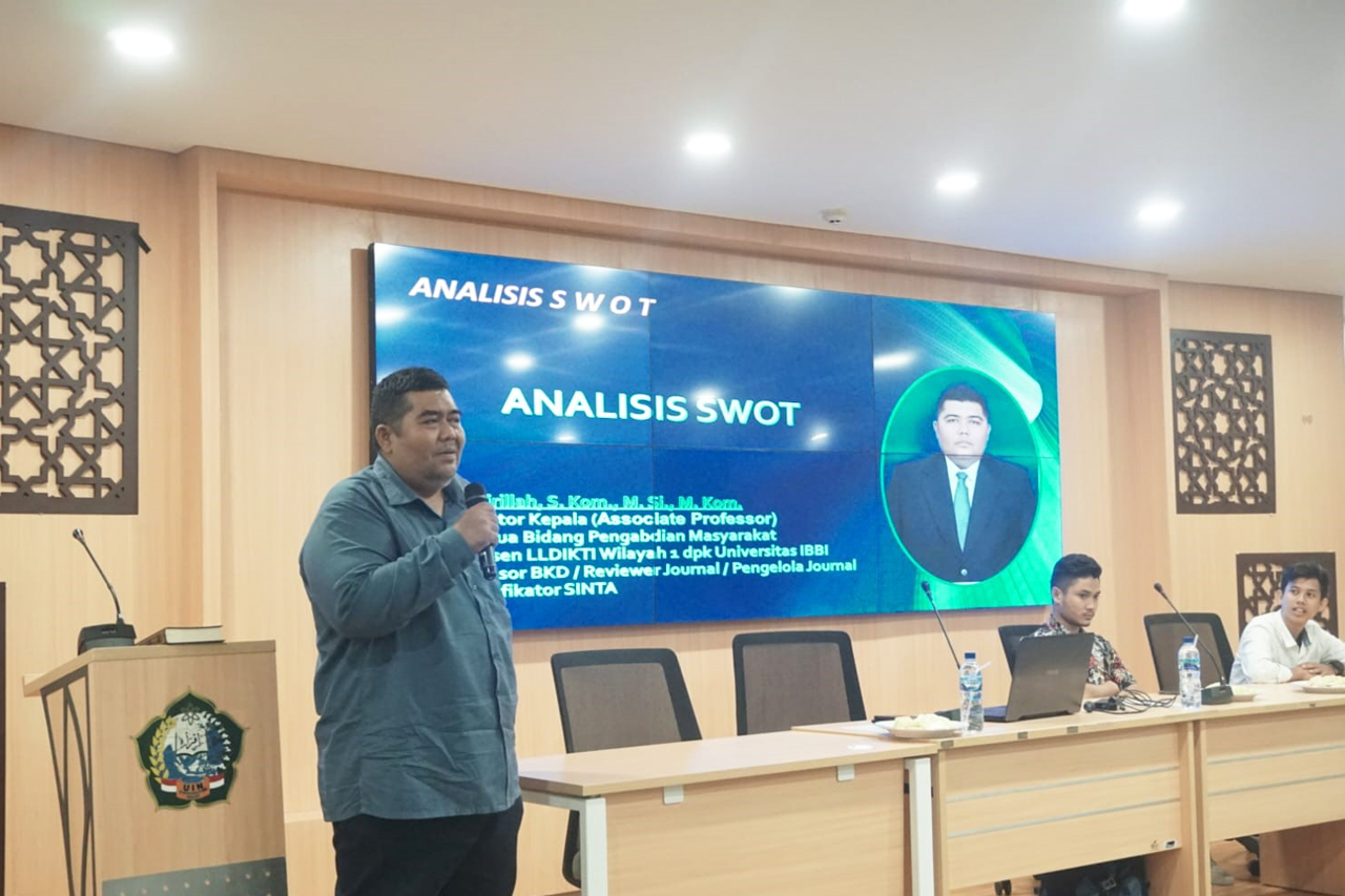 WORKSHOP BISNIS ONLINE DAN DIGITAL MARKETING, BERSAMA PEMATERI AHLI DAN KREATIF PADA
KEGIATAN PKM DOSEN UNIVERSITAS IBBI
DAN WORKSHOP HMJ SI FST UINSU
