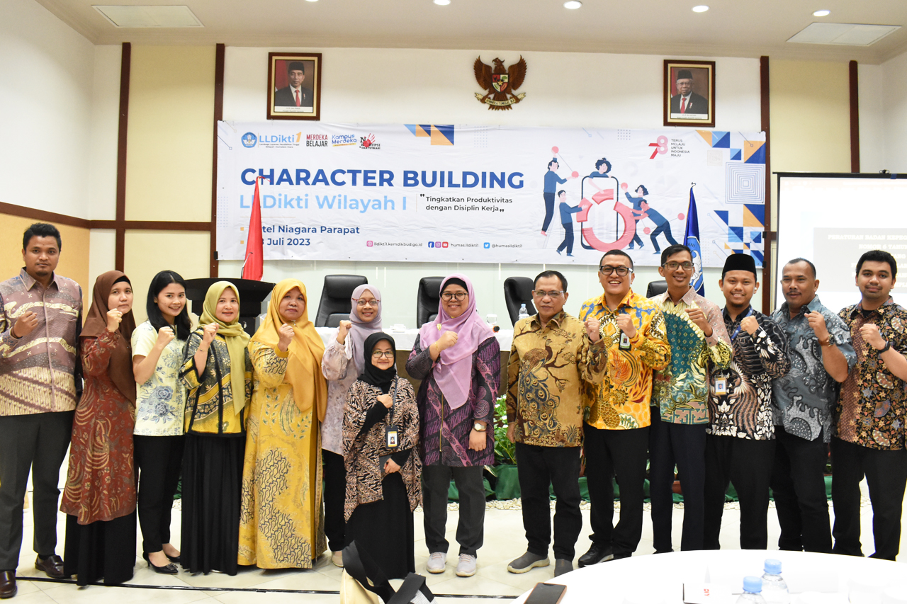 TINGKATKAN KEBERSAMAAN ANTAR PEGAWAI, LLDIKTI WILAYAH I GELAR CHARACTER BUILDING 