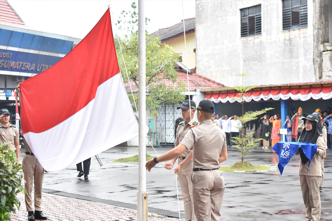 TERUS MELAJU UNTUK INDONESIA MAJU, LLDIKTI WILAYAH I GELAR UPACARA HUT KE-78 REPUBLIK INDONESIA