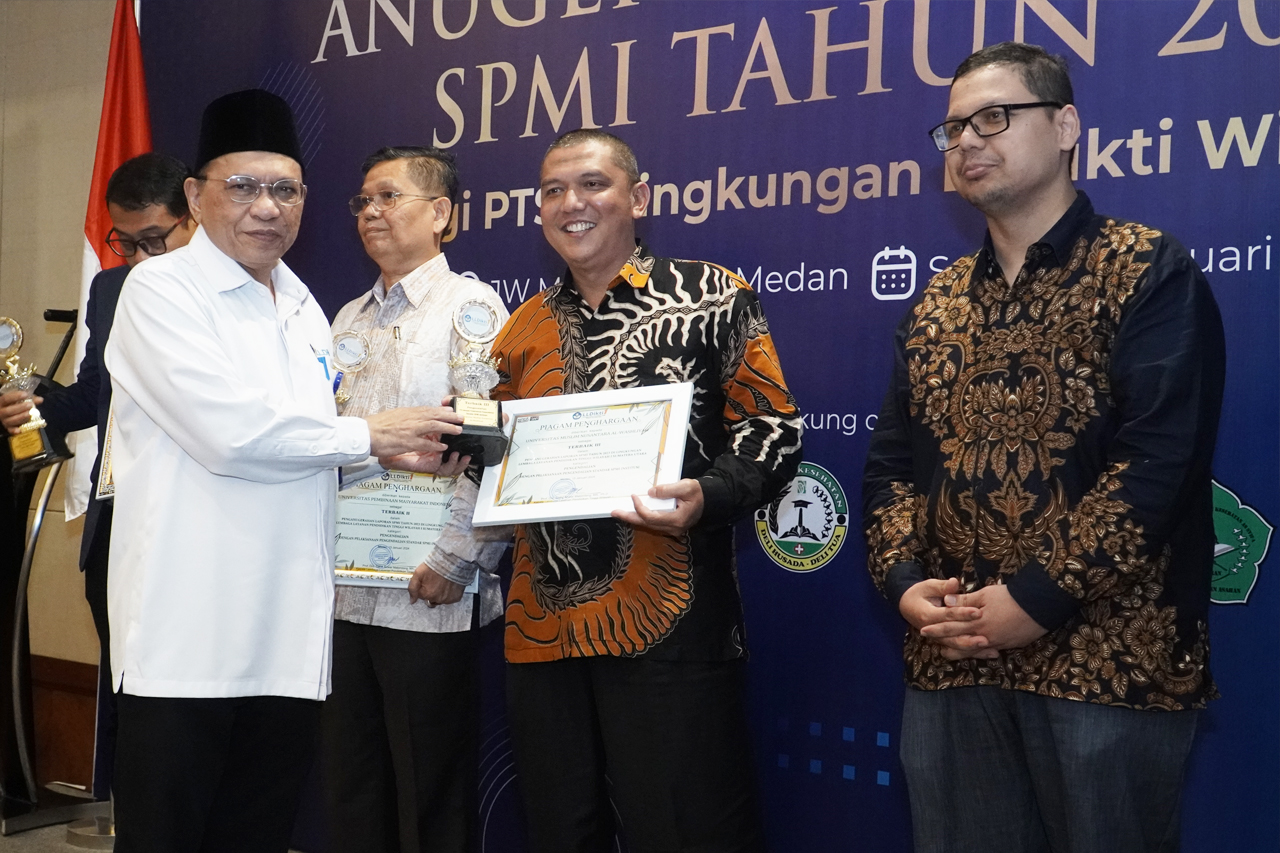 UMN Al Washliyah Raih Penghargaan Anugerah Pelaporan SPMI 2023