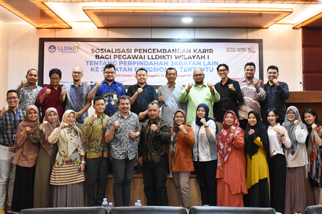 Menuju Profesionalime ASN, LLDikti Wilayah I Gelar Kegiatan Sosialisasi Pengembangan Karir Perpindahan Jabatan Lain Ke JFT