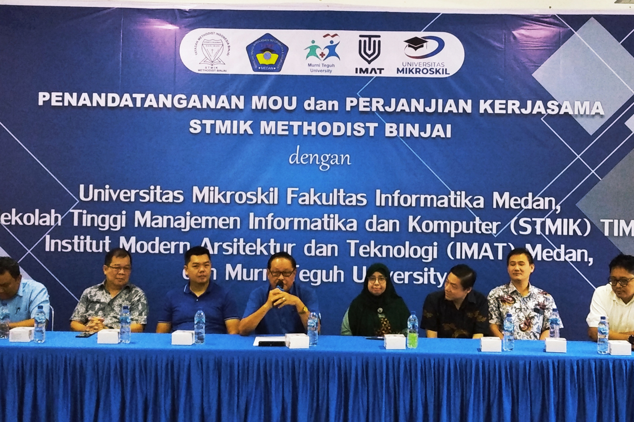 Kampus STMIK TIME Mengikuti Penandatanganan MOU dan Perjanjian Kerjasama Dengan Beberapa PTS Di Sumut