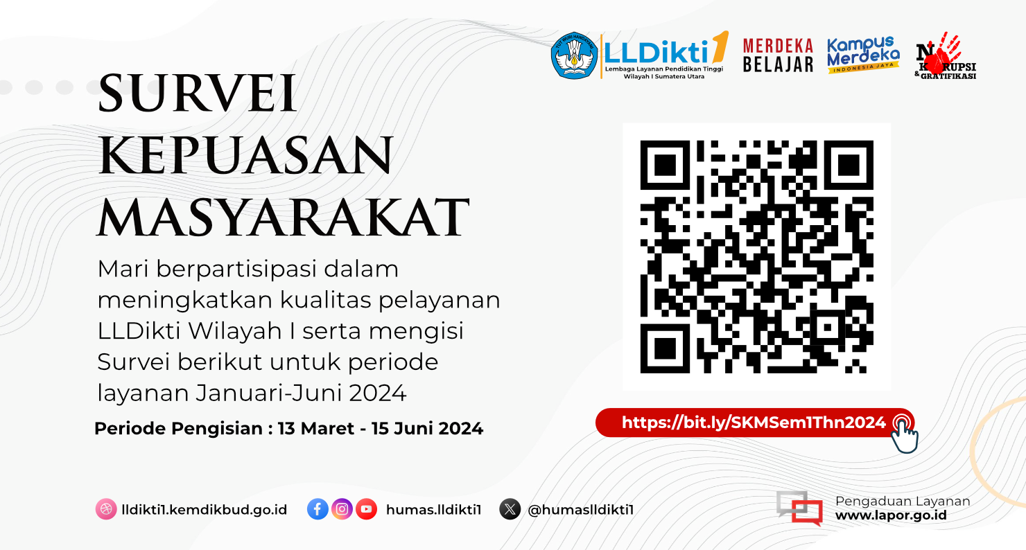 Pengisian Survei Kepuasan Masyarakat
Semester I Tahun 2024