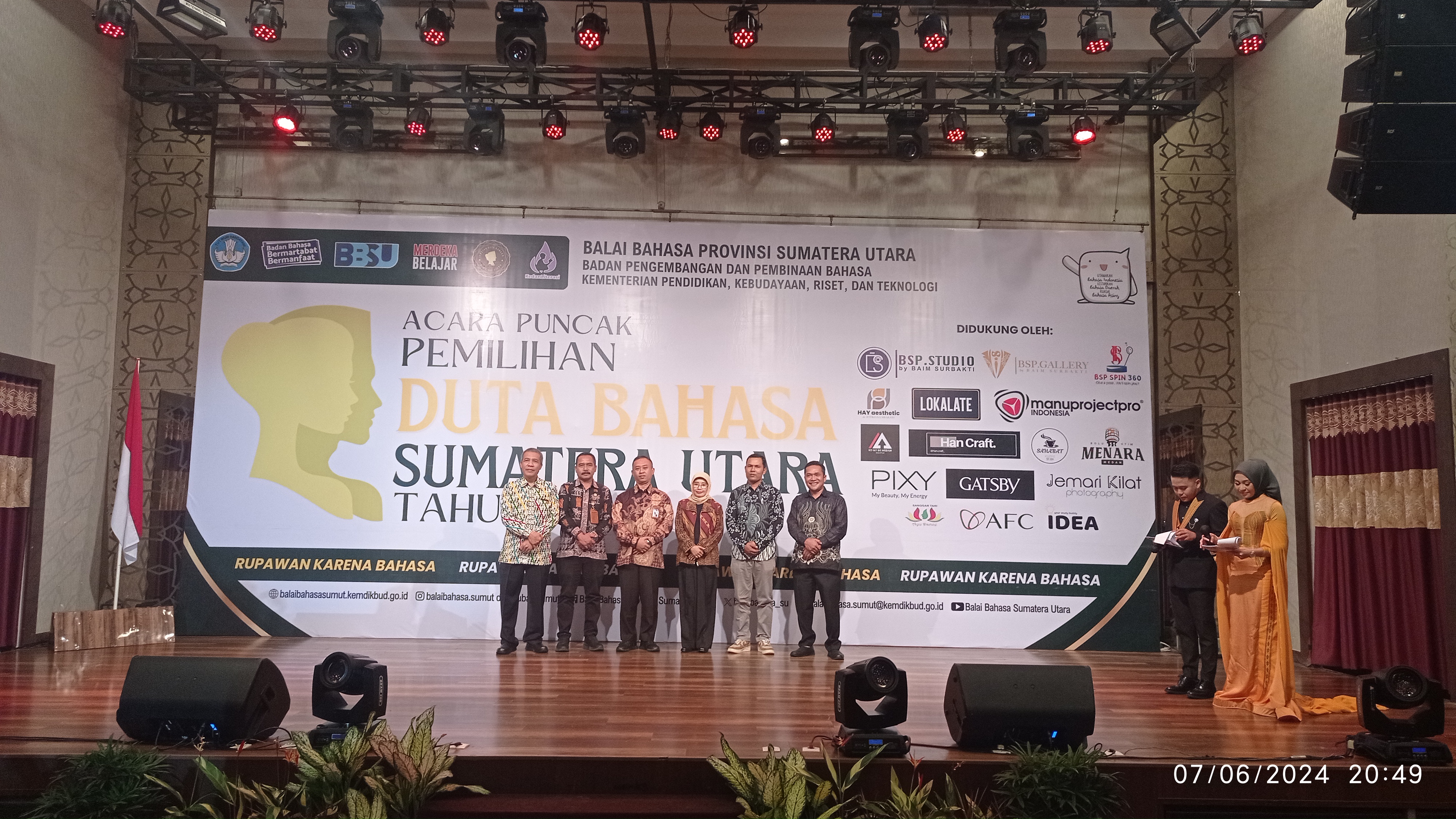 LLDIKTI Wilayah I Saksikan Penobatan Duta Bahasa Sumatera Utara
Tahun 2024