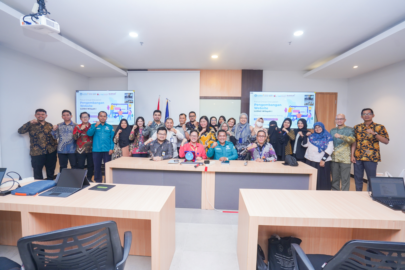 FGD Pengembangan Website LLDikti Wilayah I Tahap III-User Acceptance Testing digelar di Kampus UNPRI