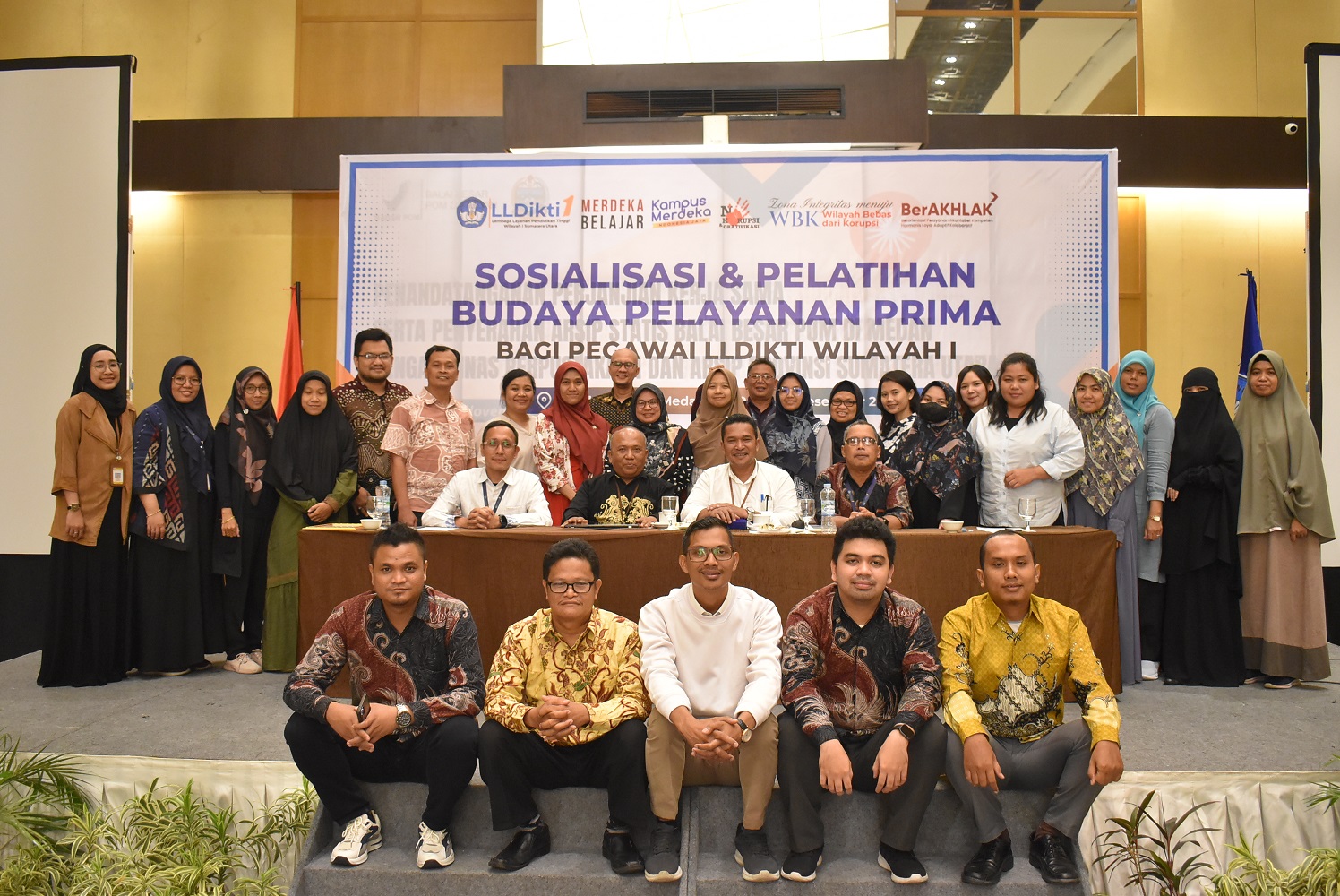 LLDIKTI Wilayah I Gelar Pelatihan Budaya Pelayanan Prima bagi Pegawai, Tekankan Pelayanan Prima kepada Stakeholder