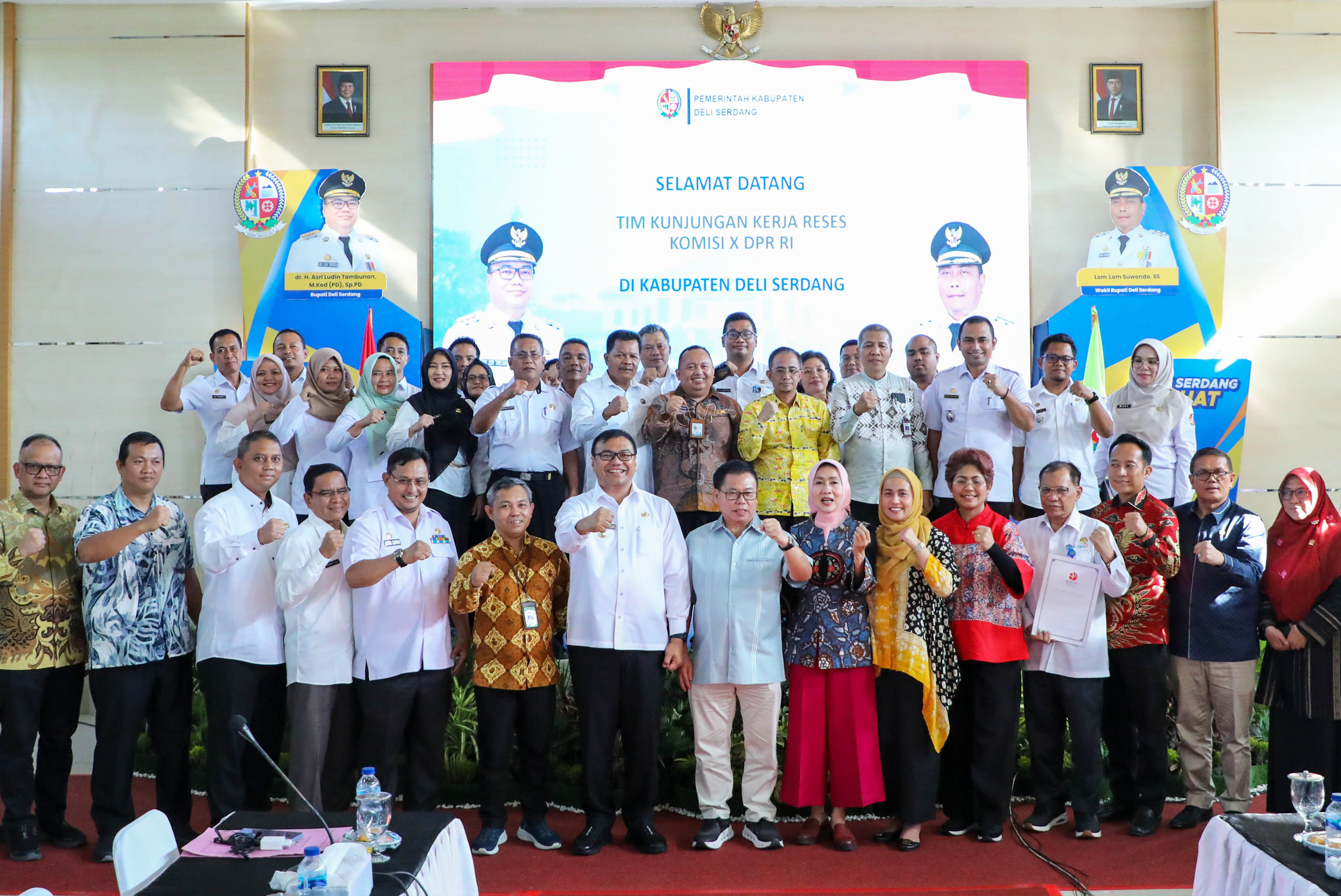 Kepala LLDikti Wilayah I bersama Dirjen Dikti serta Pimpinan PTN dan PTS Hadiri Kunjungan Kerja Reses Komisi X DPR RI Masa Persidangan III Tahun Sidang 2024–2025